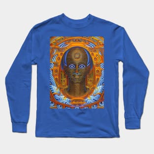 Transcendental Shift (11) - Trippy Psychedelic Art Long Sleeve T-Shirt